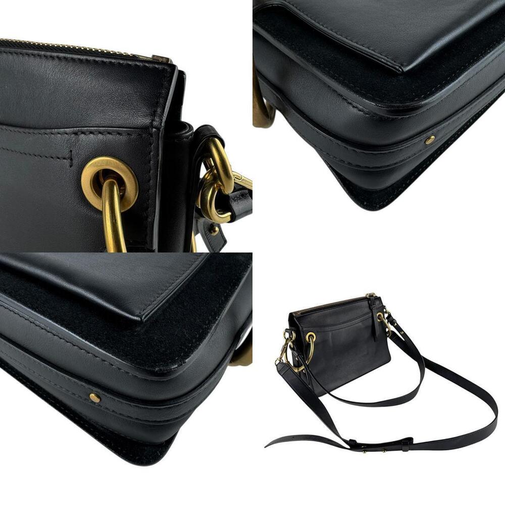 Chloe Roy Shoulder Bag Leather Black - Picture 4 of 5